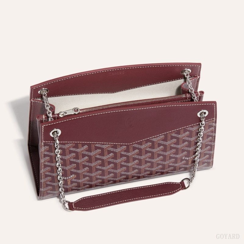 Burgundy Goyard Rouette Structuré PM Bag | MZII1857