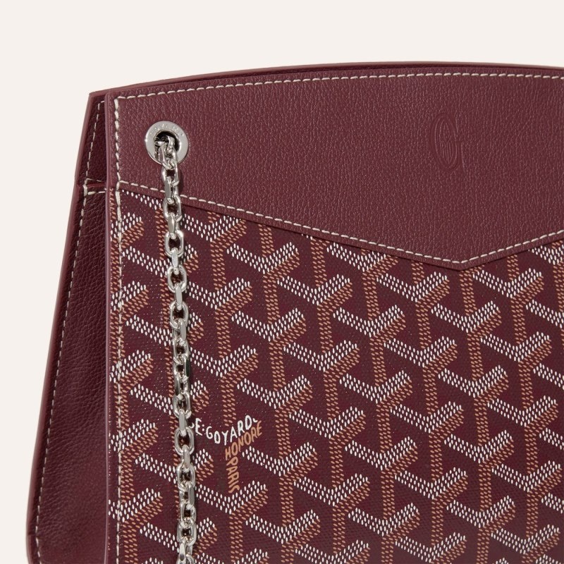 Burgundy Goyard Rouette Structuré PM Bag | MZII1857