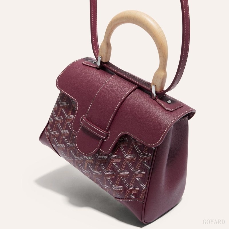 Burgundy Goyard SAIGON SOUPLE MINI BAG | JJET9622