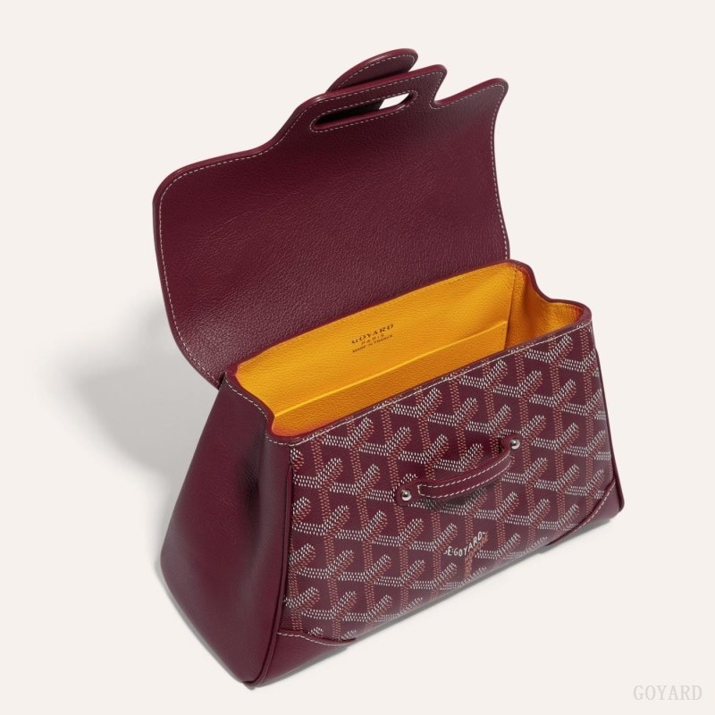 Burgundy Goyard SAIGON SOUPLE MINI BAG | JJET9622