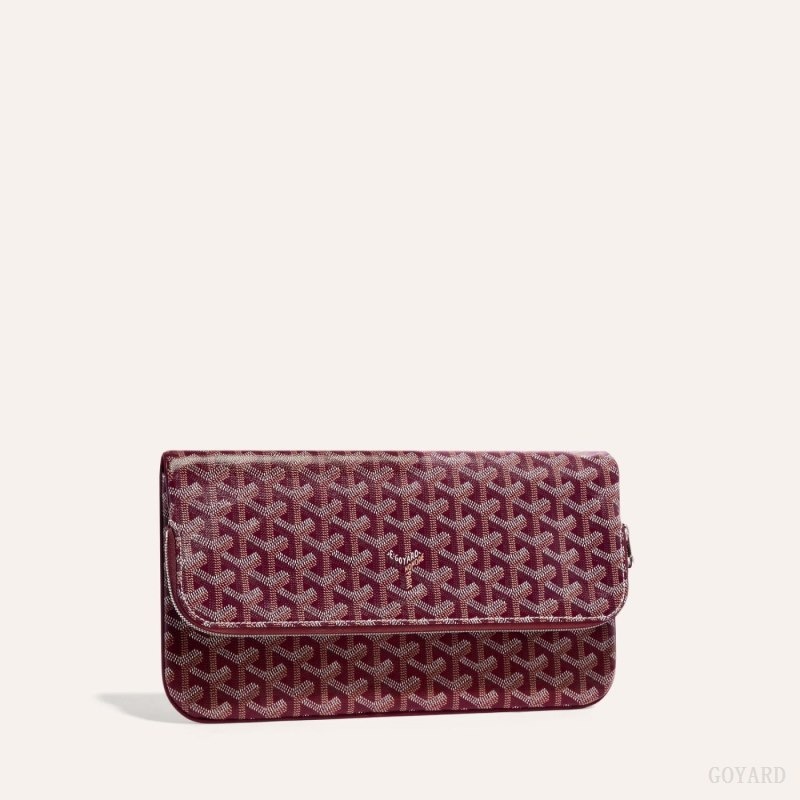 Burgundy Goyard SAINTE-MARIE CLUTCH | HYUB1435