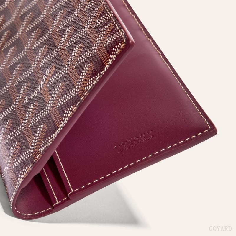 Burgundy Goyard SAINT-ROCH WALLET | OIHZ6426