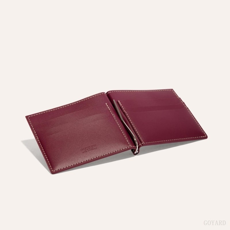 Burgundy Goyard SAINT-THOMAS BILL FOLD | JTYR4164