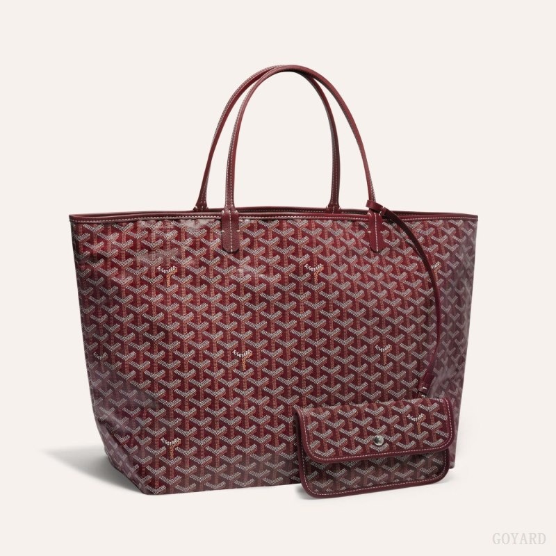 Burgundy Goyard SAINT LOUIS GM BAG | USMA9204