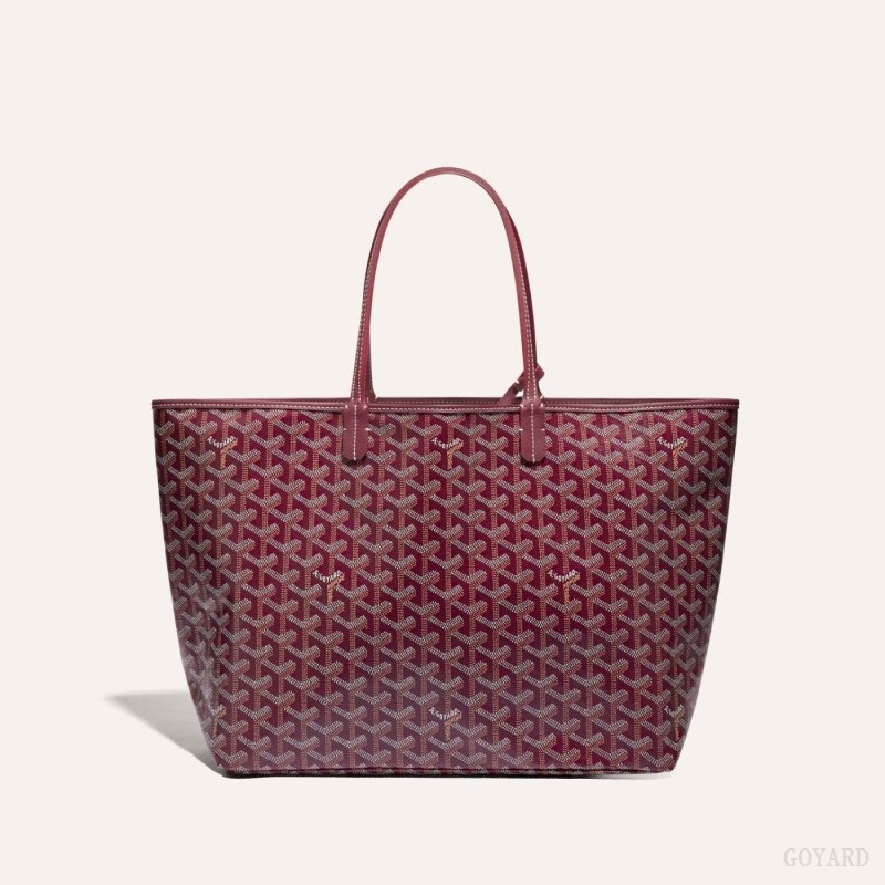 Burgundy Goyard SAINT LOUIS PM BAG | IQKM3192