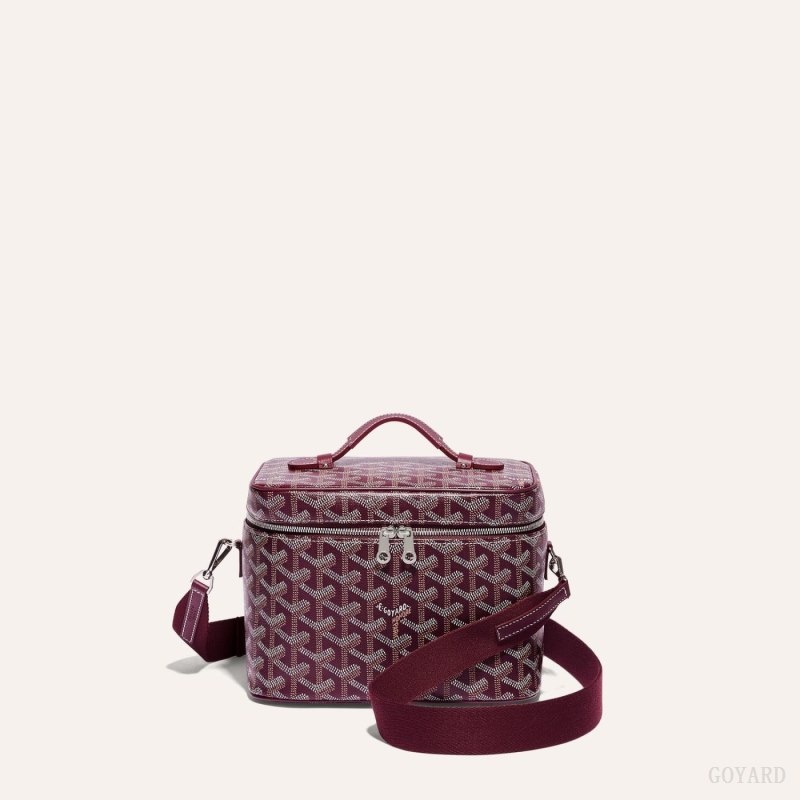 Burgundy Goyard SANGLE PM STRAP | IBAE1714