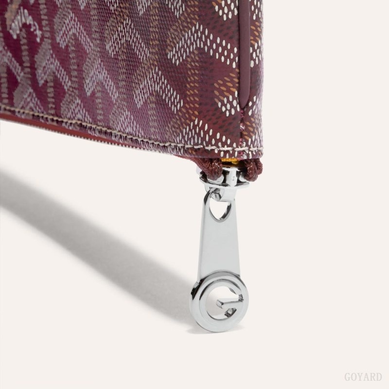 Burgundy Goyard SENAT GM DOCUMENT CASE | RVQT5638