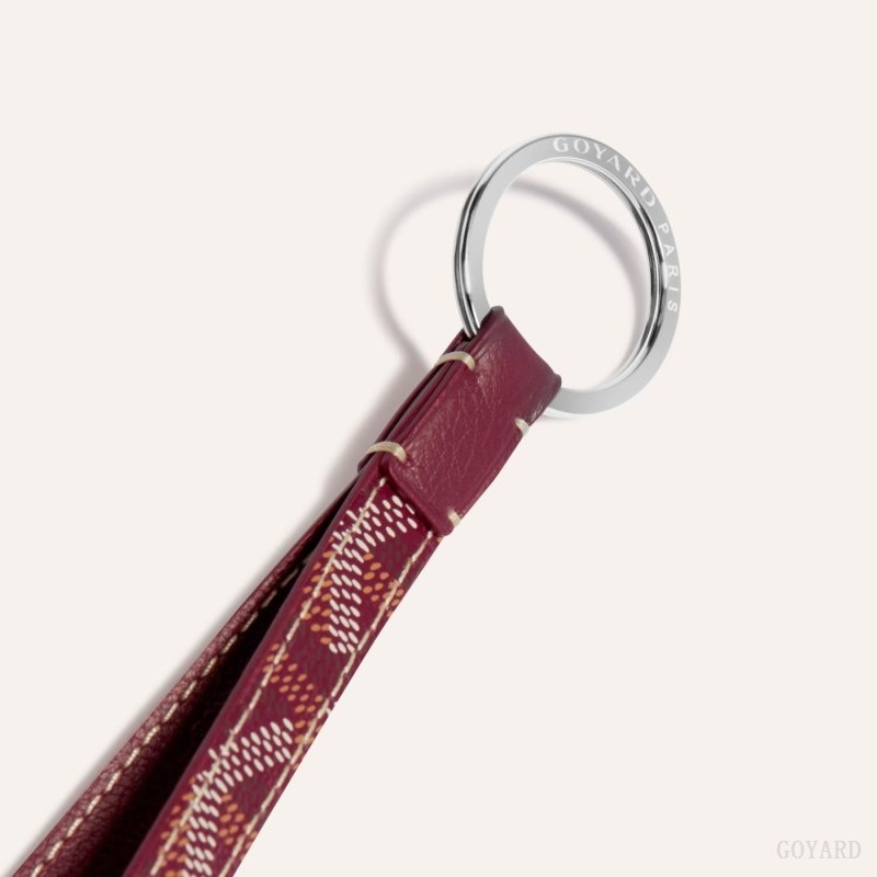 Burgundy Goyard SESAME KEY RING | ZLKP9744