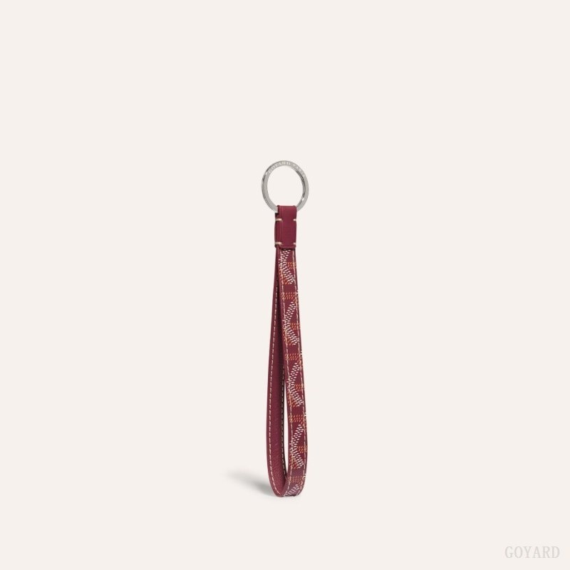 Burgundy Goyard SESAME KEY RING | ZLKP9744