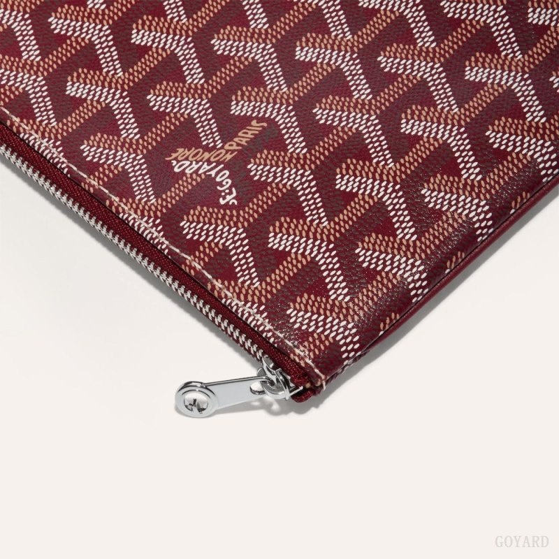 Burgundy Goyard SÉNAT MM POCKET | ETOA6522