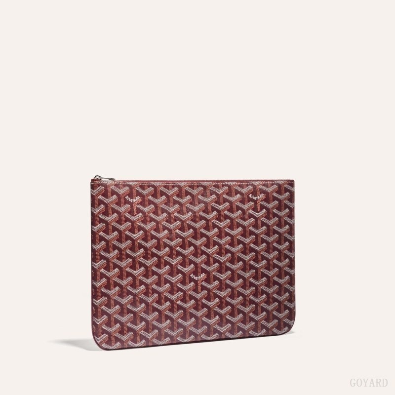 Burgundy Goyard SÉNAT MM POCKET | ETOA6522