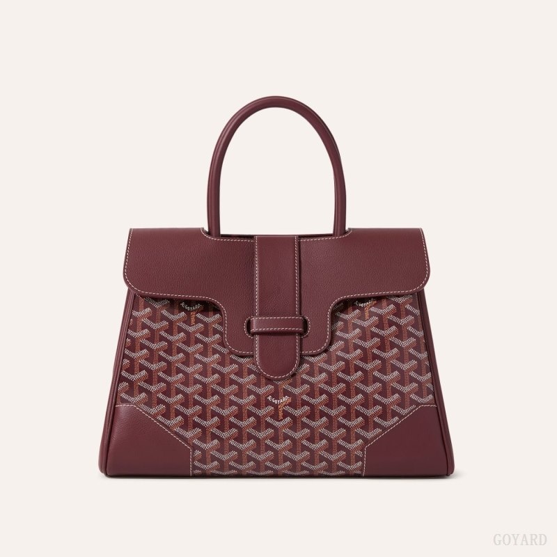 Burgundy Goyard Saïgon tote bag | FSXS5845