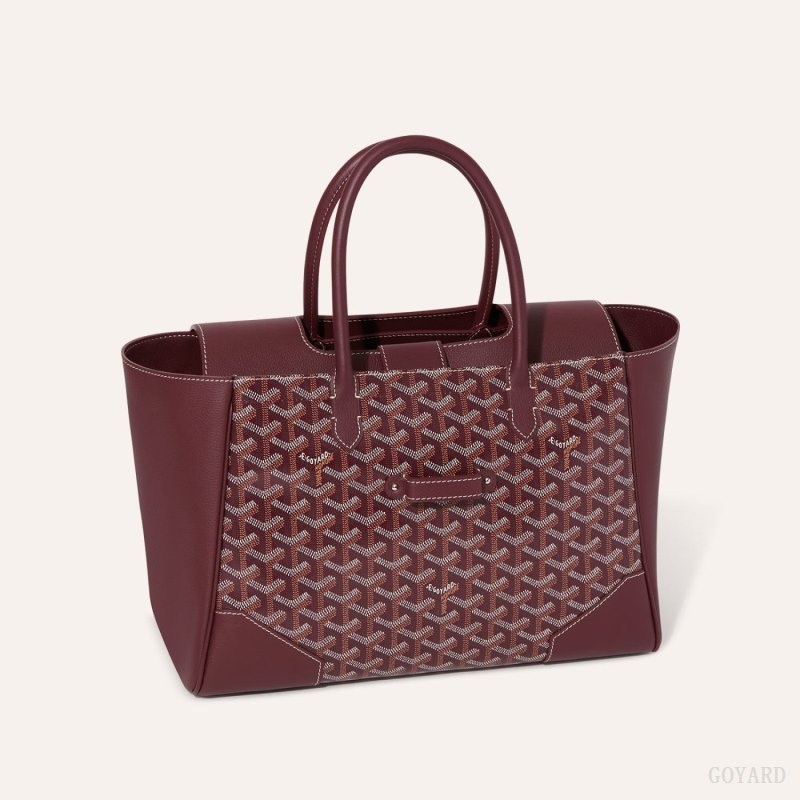 Burgundy Goyard Saïgon tote bag | FSXS5845