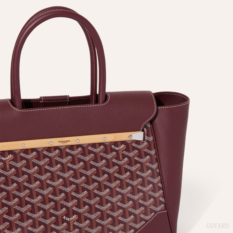 Burgundy Goyard Saïgon tote bag | FSXS5845