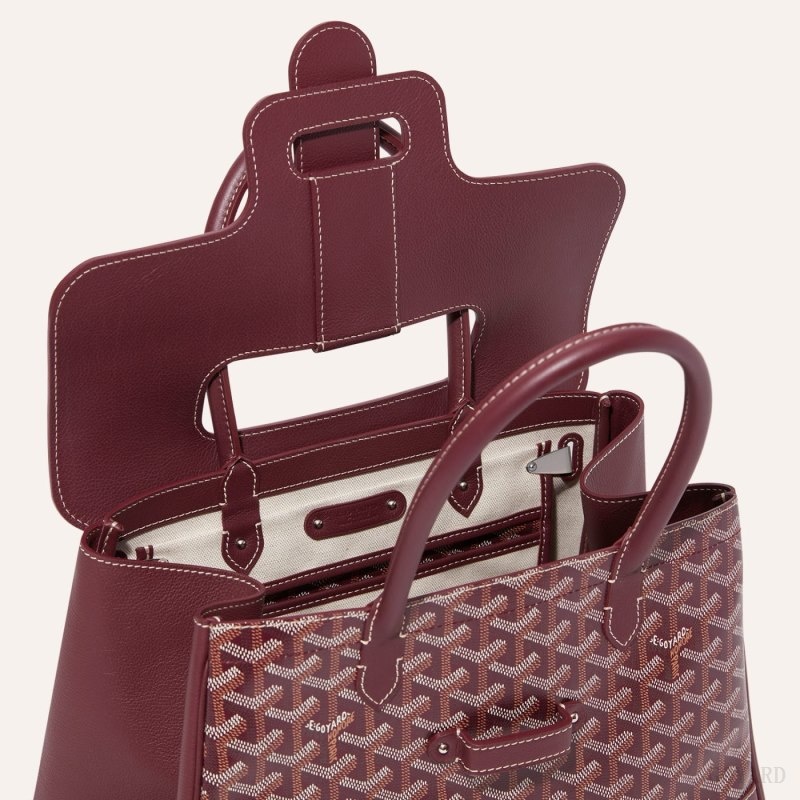 Burgundy Goyard Saïgon tote bag | FSXS5845