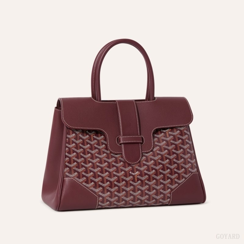 Burgundy Goyard Saïgon tote bag | FSXS5845