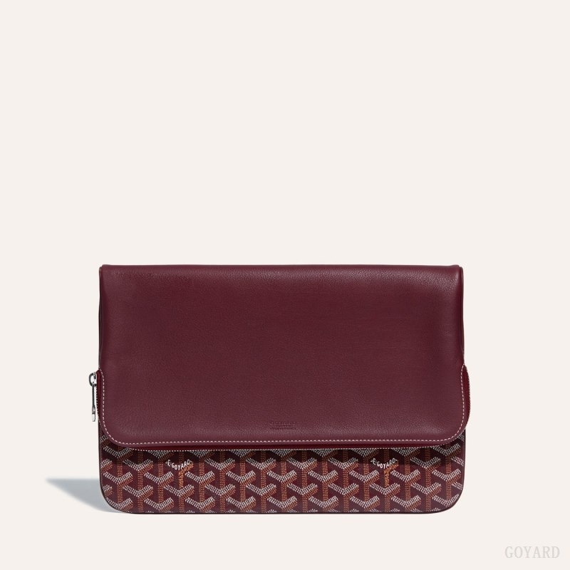 Burgundy Goyard Sainte-Marie GM Clutch | NIMZ6701