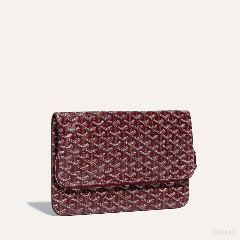 Burgundy Goyard Sainte-Marie GM Clutch | NIMZ6701