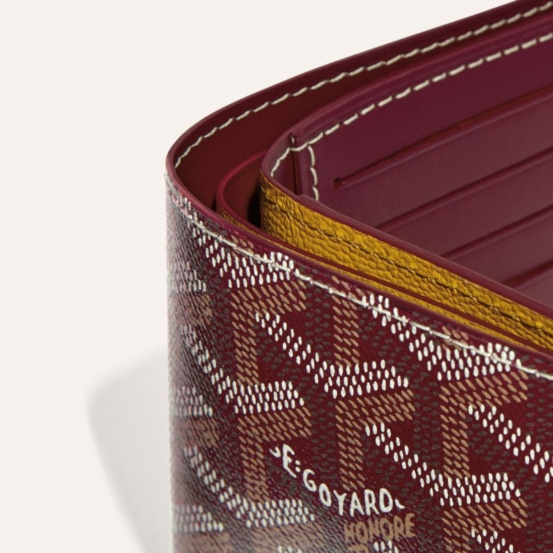 Burgundy Goyard VICTOIRE WALLET | KABI2865