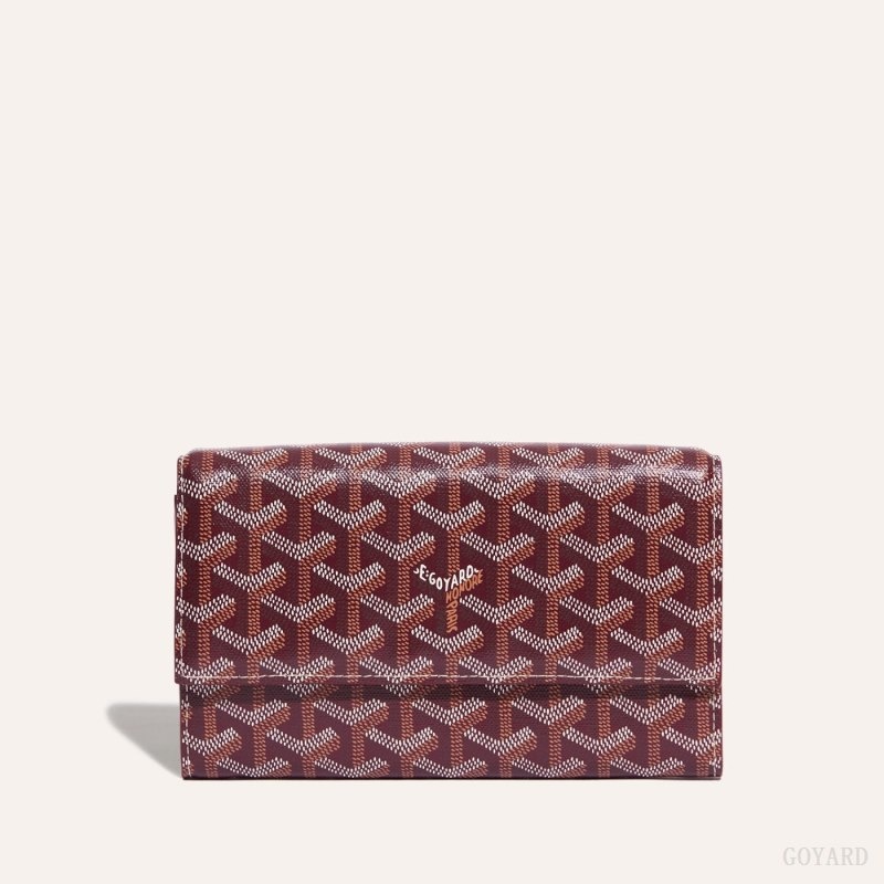 Burgundy Goyard Varenne Continental Wallet | ETJP2300