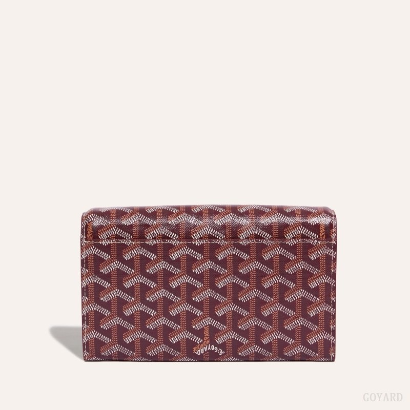 Burgundy Goyard Varenne Continental Wallet | ETJP2300