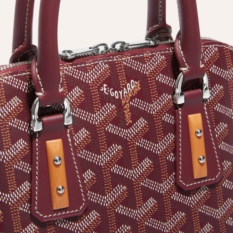 Burgundy Goyard Vendôme Mini Bag | HWEY0778