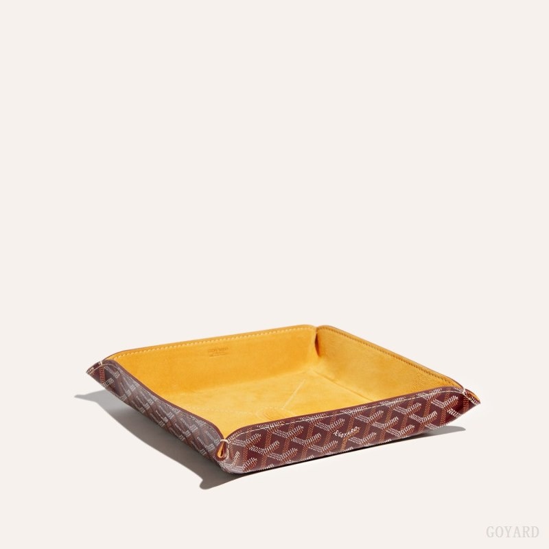 Burgundy Goyard Vide Poche Fourre-Tout | UUQX2152