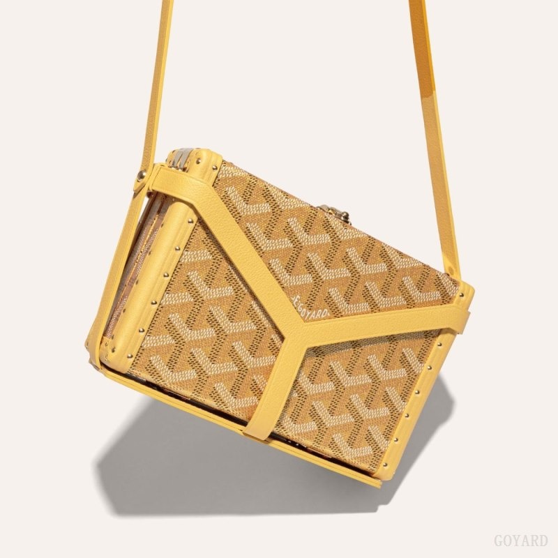 Gold Goyard MINAUDIÈRE TRUNK BAG | FAHF1590