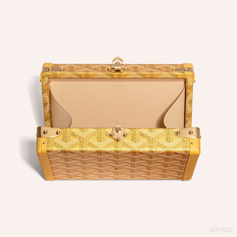 Gold Goyard MINAUDIÈRE TRUNK BAG | FAHF1590