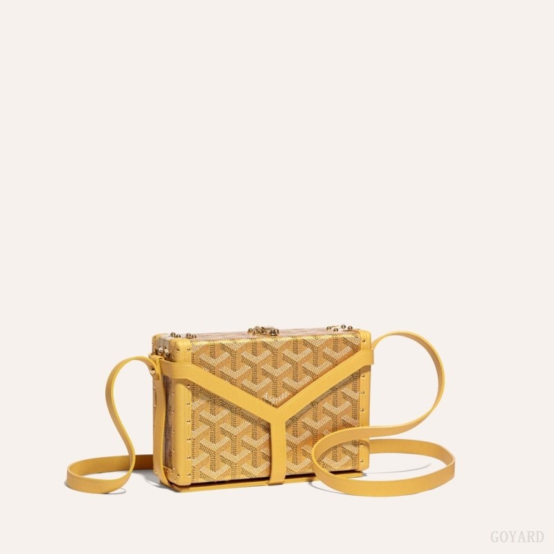 Gold Goyard MINAUDIÈRE TRUNK BAG | FAHF1590