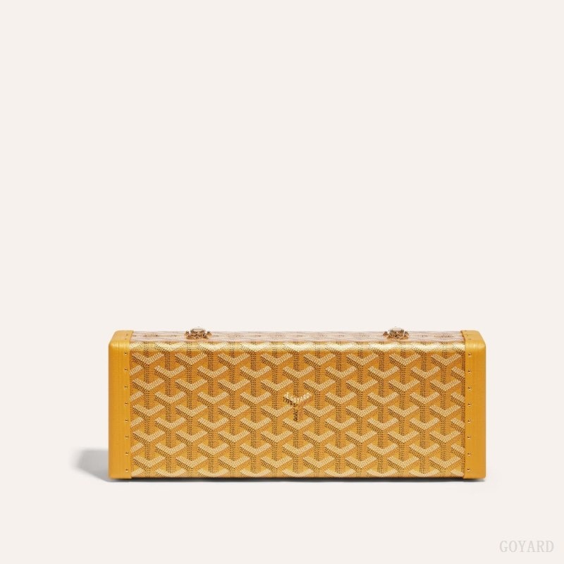 Gold Goyard SAINT-HONORE TRUNK BAG | GWHJ8826