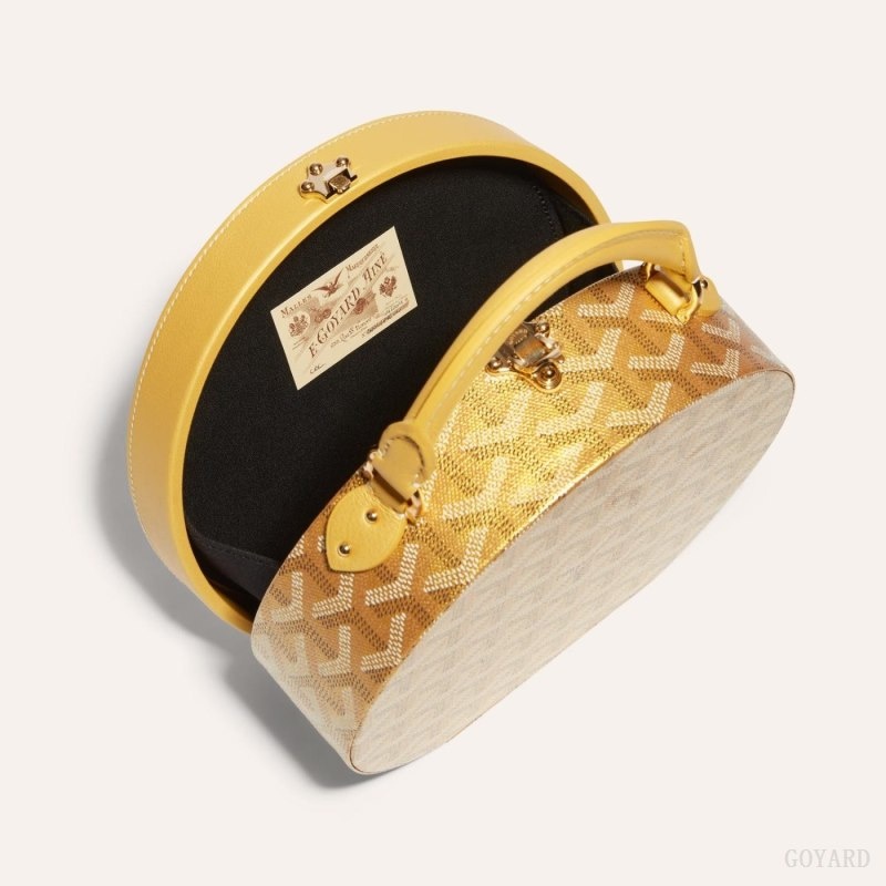 Gold Goyard THE ALTO HATBOX TRUNK BAG | TBQQ1640