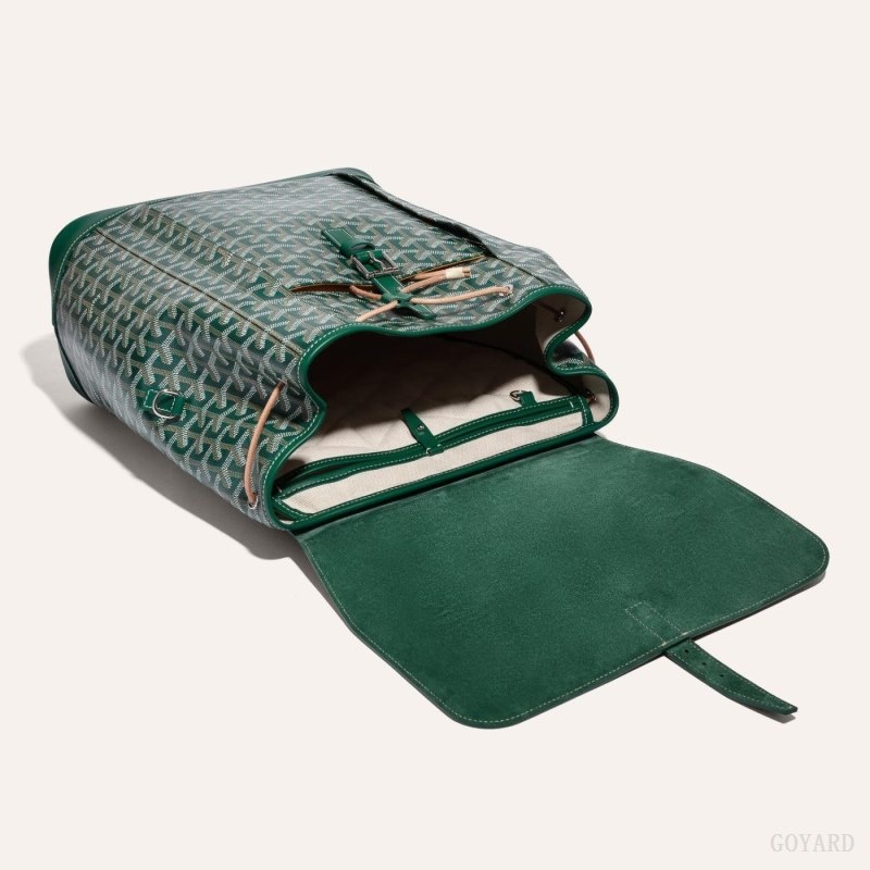 Green Goyard ALPIN MM BACKPACK | MNMK1190