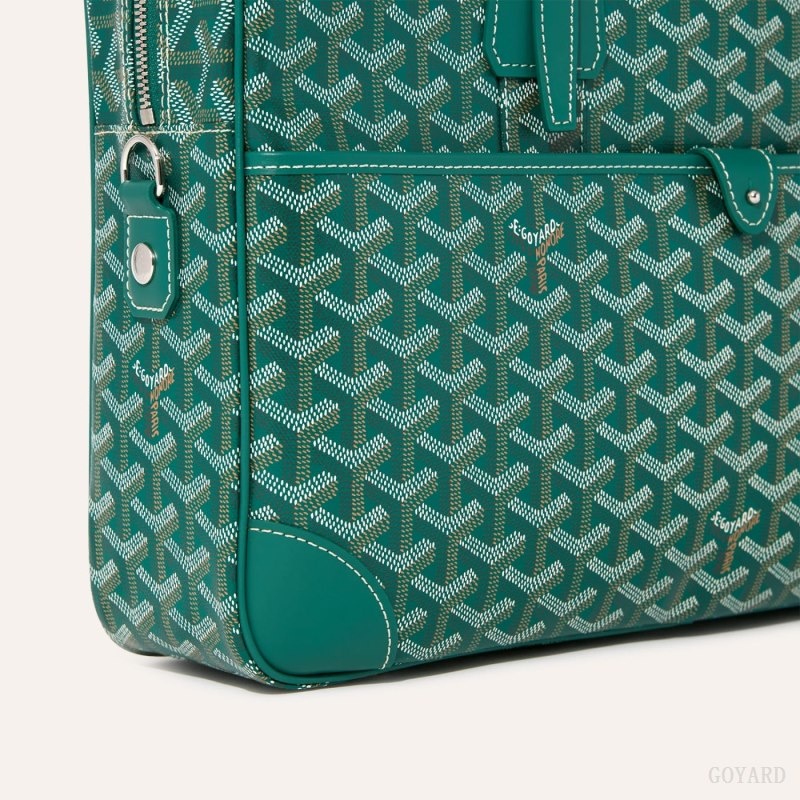 Green Goyard Ambassade MM Document Case | BHDI9609