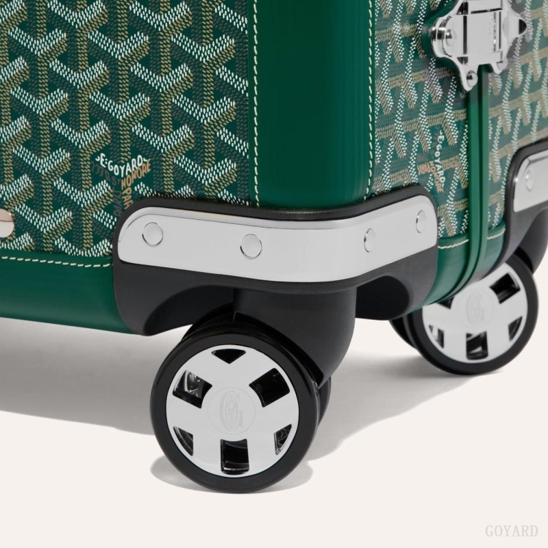 Green Goyard BOURGET PM TROLLEY CASE | PKSL5058