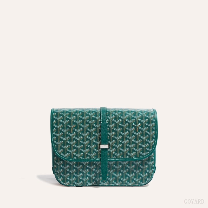 Green Goyard Belvedere MM Bag | JLQV7585