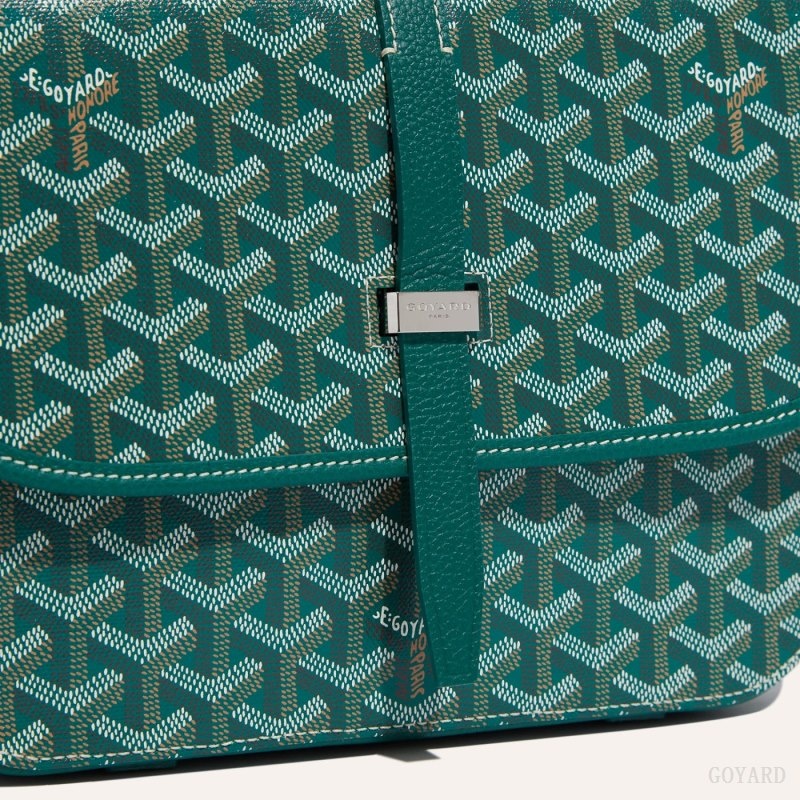 Green Goyard Belvedere MM Bag | JLQV7585