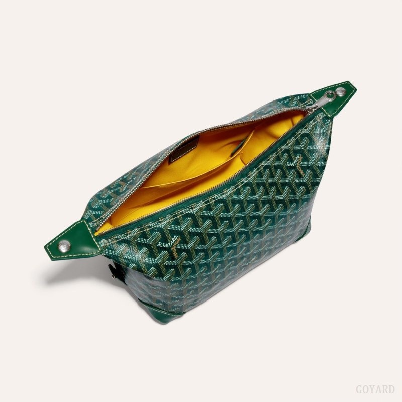 Green Goyard Bowling 25 Toiletry Bag | KKDS2094