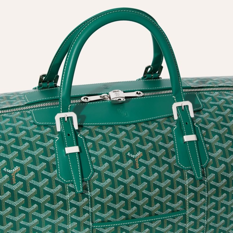 Green Goyard Bowling 55 bag | VAUP5936