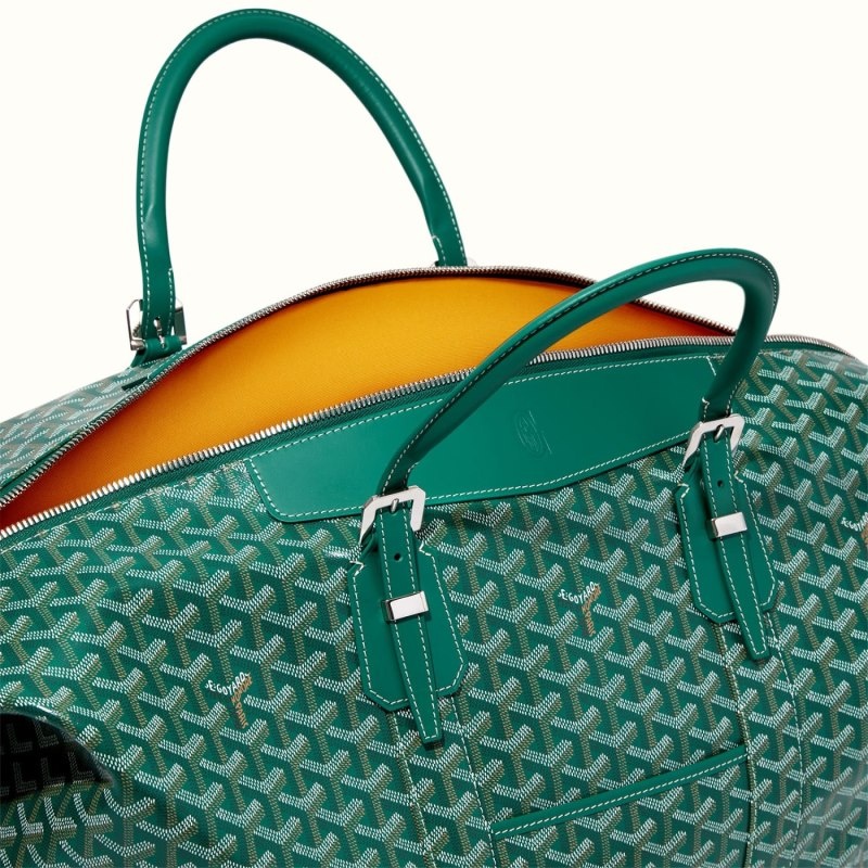 Green Goyard Bowling 55 bag | VAUP5936