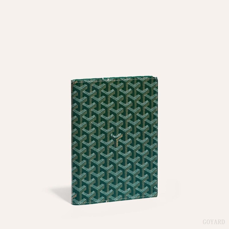 Green Goyard CASTIGLIONE DOCUMENT COVER | NUDD2753