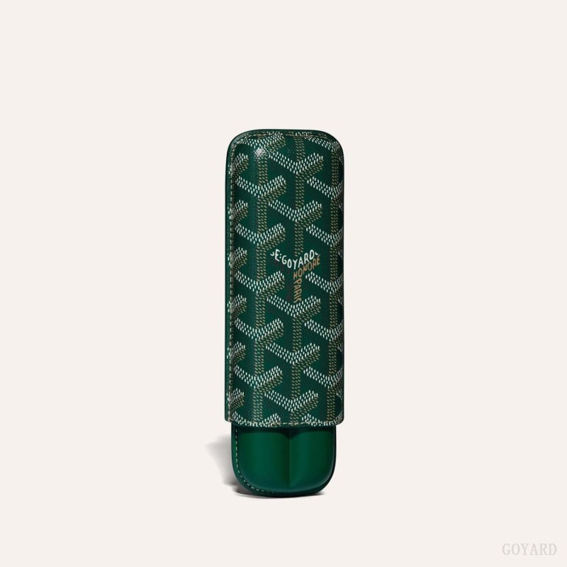 Green Goyard CHURCHILL 2 CIGAR CASE | BVCM6295