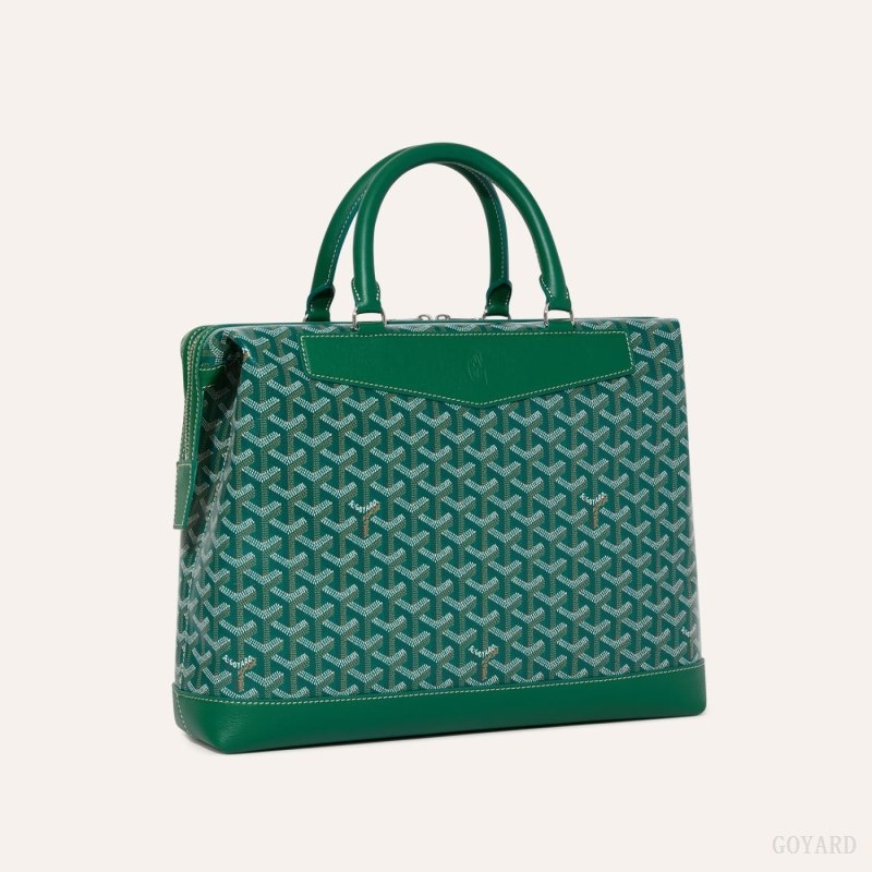 Green Goyard Cisalpin Document Case | SUAM4750