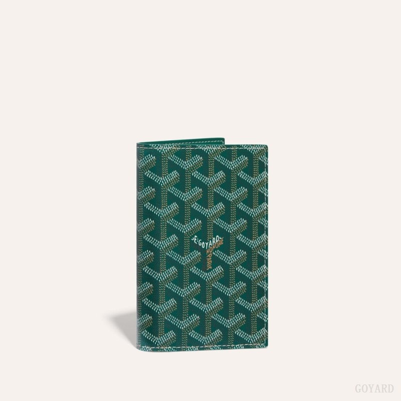 Green Goyard GRENELLE PASSPORT COVER | TRHZ4897