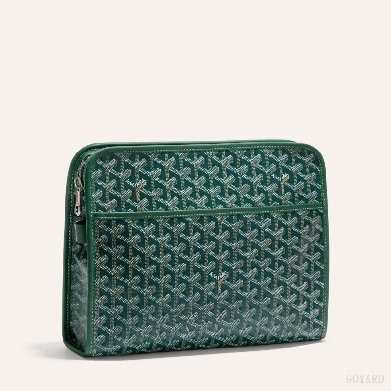 Green Goyard JOUVENCE GM TOILET BAG | QXZU0238