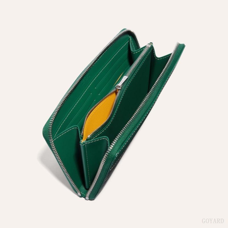 Green Goyard MATIGNON GM WALLET | GQJG1474