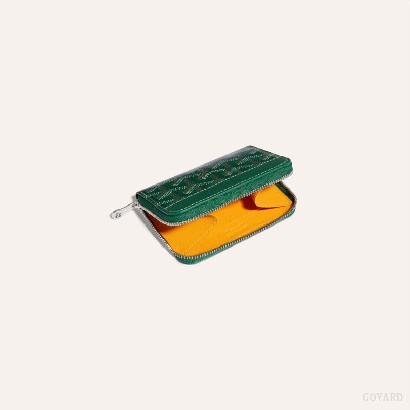 Green Goyard MATIGNON MINI WALLET | AHZM0561