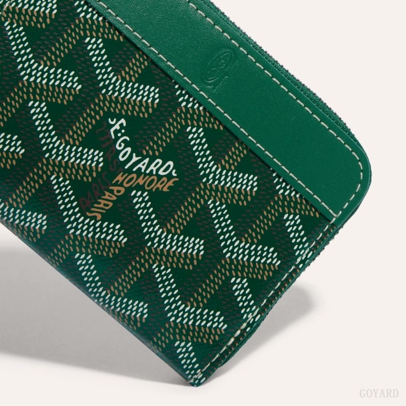 Green Goyard MATIGNON MINI WALLET | AHZM0561