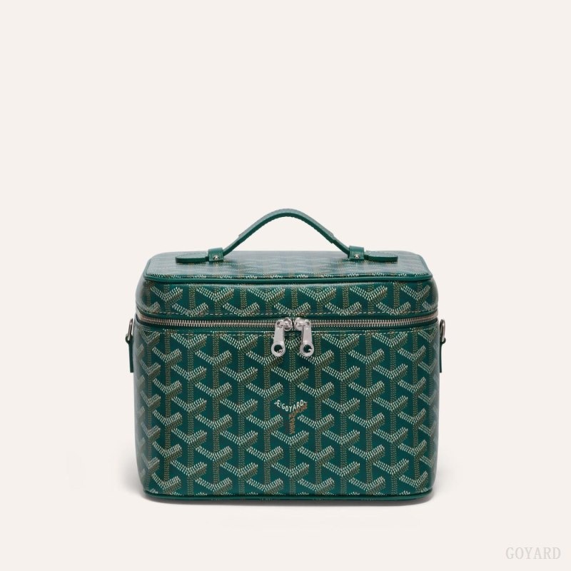 Green Goyard MUSE VANITY CASE | YWZZ3881