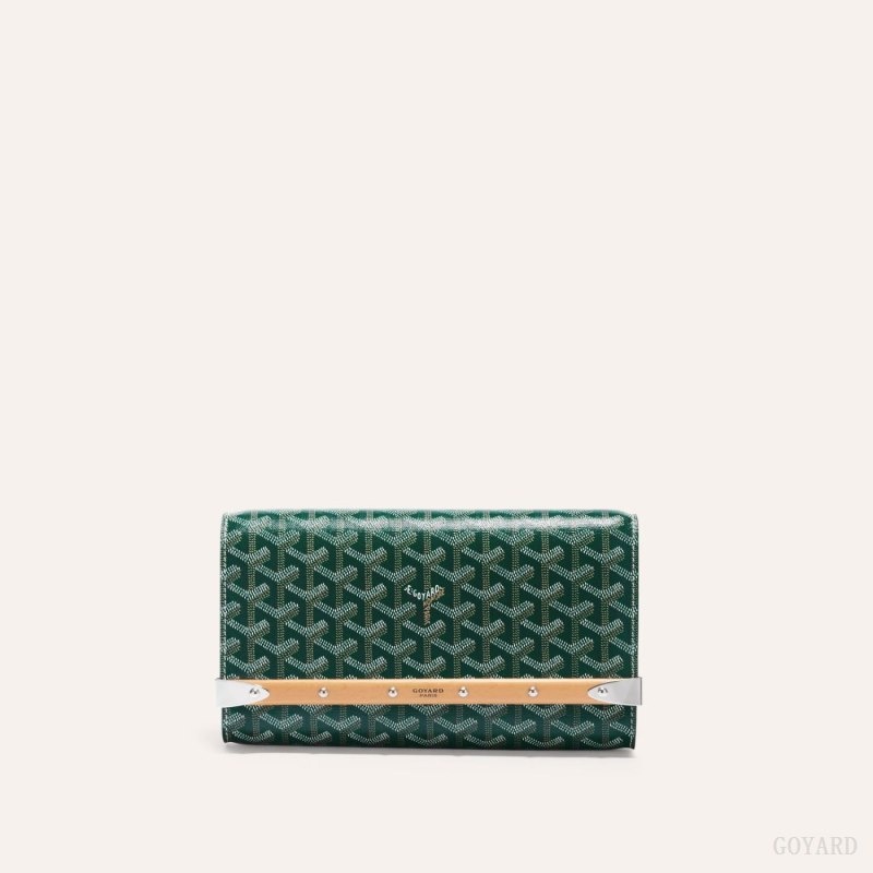 Green Goyard Monte-Carlo PM Clutch | NRRW0762